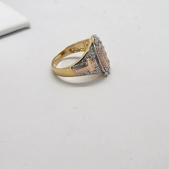 Brand New Sterling Silver 925 Virgen De Guadalupe Ring - Picture 2 of 10